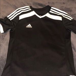 Boys size medium Adidas short sleeve soccer shirt